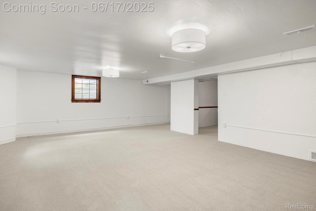 33 Oxford Blvd, Pleasant Ridge, MI 48069 - basement with light carpet