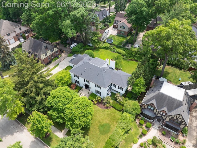 33 Oxford Blvd, Pleasant Ridge, MI 48069 - aerial view of residential area