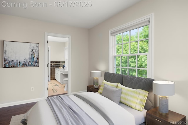 33 Oxford Blvd, Pleasant Ridge, MI 48069 - bedroom featuring wood finished floors and ensuite bath