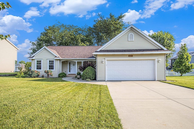 4497 Tiffany Ave, Portage, MI 49002 - view of front of house with concrete driveway, roof with shingles, and a garage