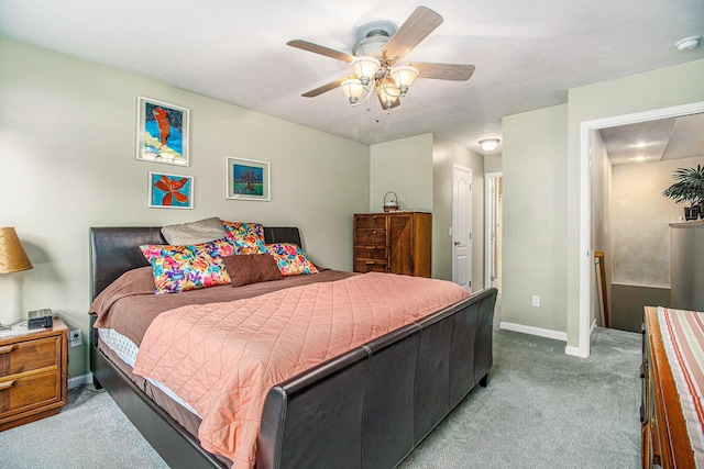 4497 Tiffany Ave, Portage, MI 49002 - bedroom featuring carpet and ceiling fan