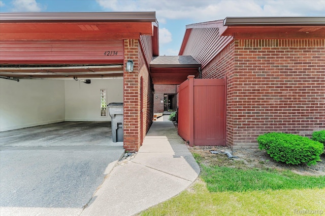 42134 Toddmark Ln, Clinton Township, MI 48038 - view of side of property with brick siding
