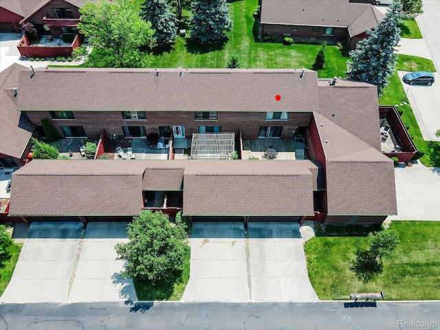 42134 Toddmark Ln, Clinton Township, MI 48038 - view from above of property