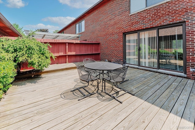 42134 Toddmark Ln, Clinton Township, MI 48038 - deck featuring outdoor dining space