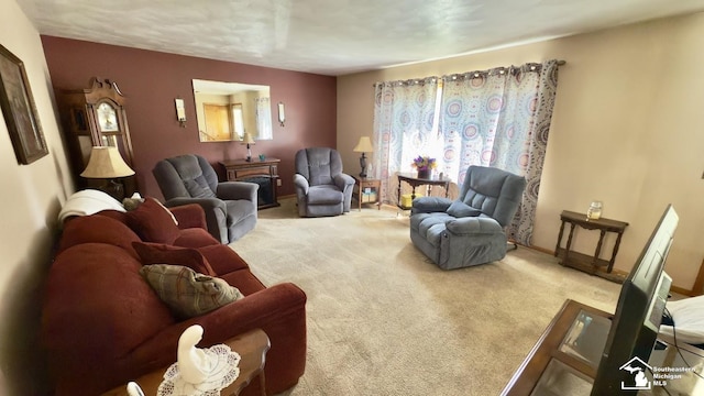 1107 Mccormick St, Monroe, MI 48162 - living room with carpet floors