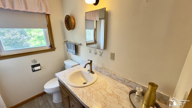 1107 Mccormick St, Monroe, MI 48162 - bathroom featuring vanity and wood finished floors