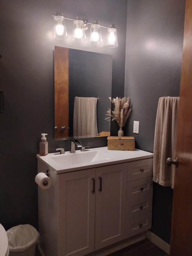 5664 Hall Rd, Muskegon, MI 49442 - half bath featuring toilet and vanity