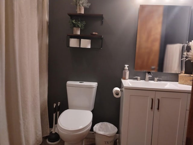 5664 Hall Rd, Muskegon, MI 49442 - bathroom featuring vanity and toilet
