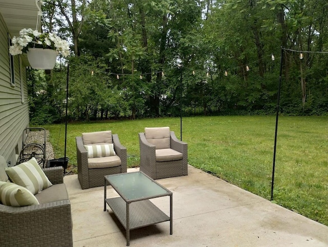 5664 Hall Rd, Muskegon, MI 49442 - view of patio featuring outdoor lounge area