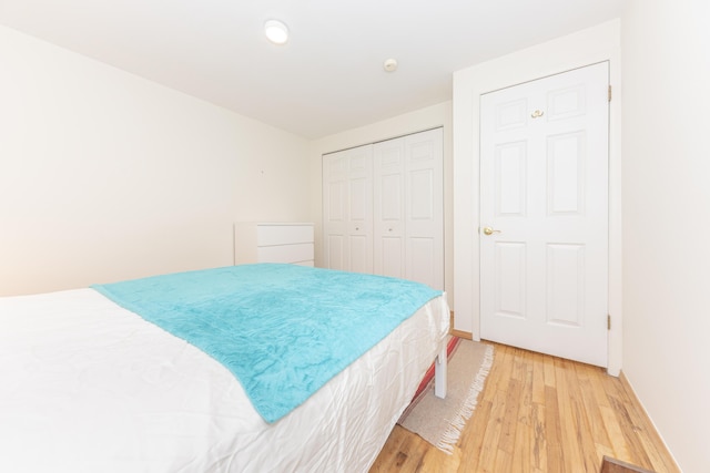 517 Longshore Dr Unit A, Ann Arbor, MI 48105 - bedroom featuring light wood finished floors and a closet