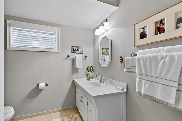 68121 Edgewater Beach Rd, White Pigeon, MI 49099 - bathroom featuring vanity and tile patterned floors