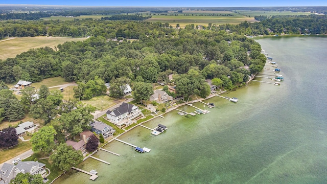 68121 Edgewater Beach Rd, White Pigeon, MI 49099 - aerial overview of property's location with a large body of water