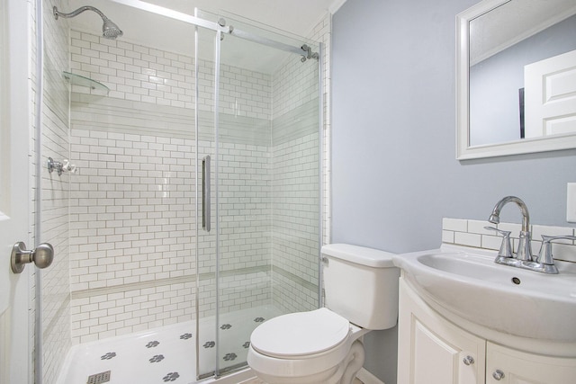 42 S 25th St, Battle Creek, MI 49015 - bathroom featuring vanity and a stall shower