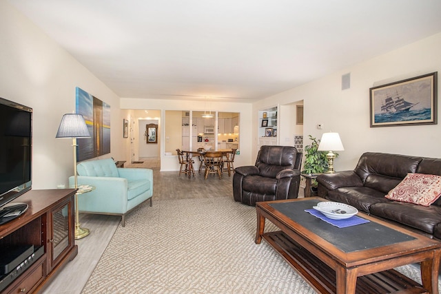 225 W Columbia Ave Unit 6, Battle Creek, MI 49015 - living room featuring light wood-style floors