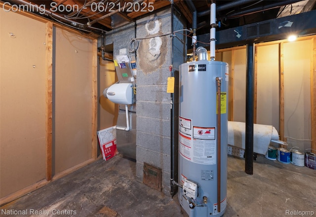 3572 Tyler Ave, Berkley, MI 48072 - utility room with gas water heater