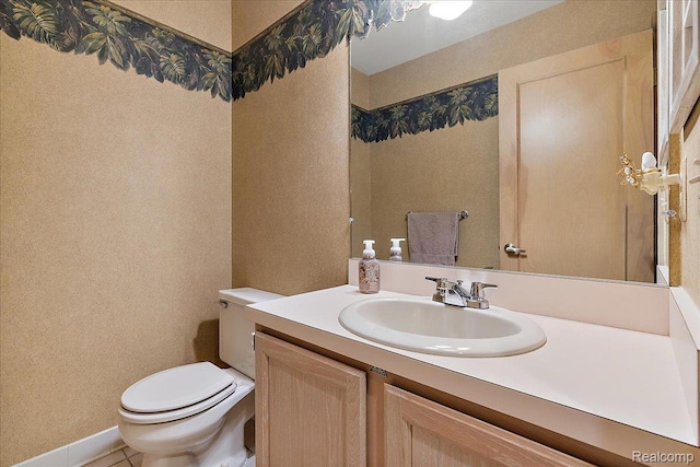 55728 Lorraine Dr Unit 20, Utica, MI 48316 - half bathroom featuring vanity and tile patterned flooring