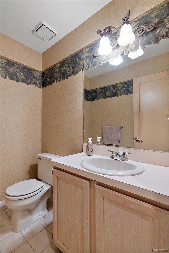 55728 Lorraine Dr Unit 20, Utica, MI 48316 - half bathroom with vanity and tile patterned flooring