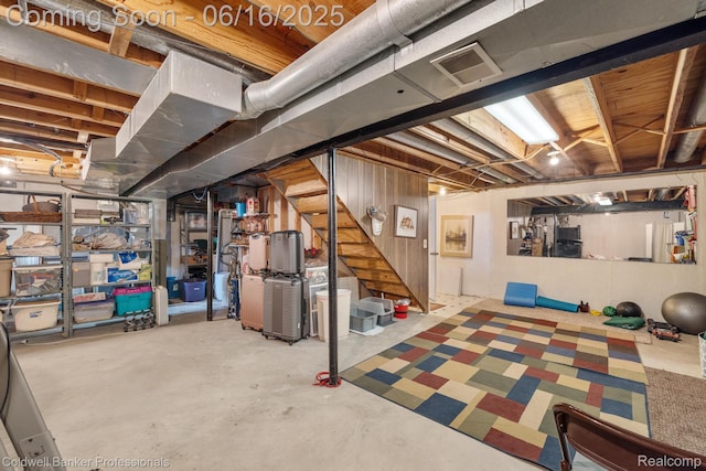 3184 Cedar Key Dr, Lake Orion, MI 48360 - unfinished basement featuring stairs