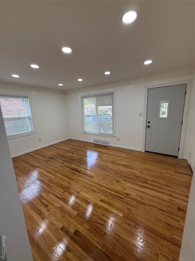 11735 Braile St, Detroit, MI 48228 - foyer featuring wood-type flooring and recessed lighting
