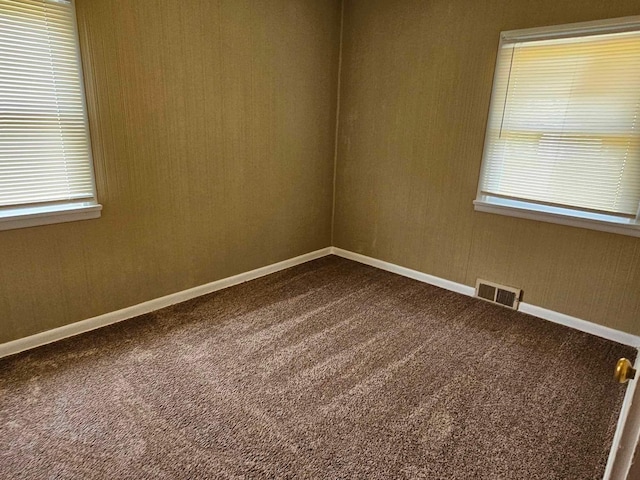 1363 Swain St, White Cloud, MI 49349 - spare room with dark carpet and healthy amount of natural light