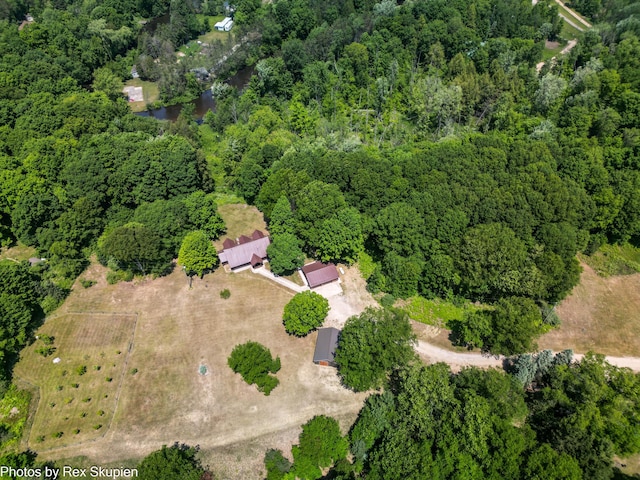 4585 W Arrowhead Dr, White Cloud, MI 49349 - view of property location with a forest
