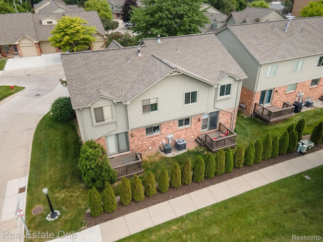 438 Oakgrove Ct, Clawson, MI 48017 - aerial view of residential area