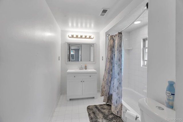 5941 Ziegler St, Taylor, MI 48180 - full bath with tile patterned flooring, vanity, and shower / tub combo