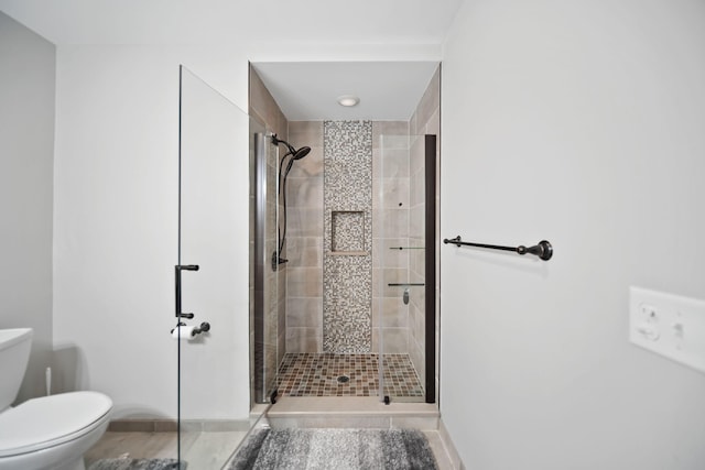 874 Pinecrest, Dexter, MI 48130 - full bathroom with a stall shower and tile patterned flooring