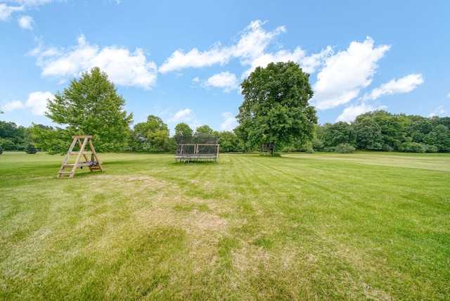 874 Pinecrest, Dexter, MI 48130 - view of grassy yard featuring view of scattered trees