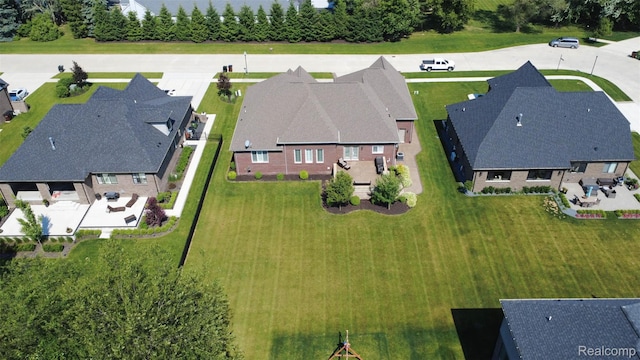 48913 Pinebrook Dr, Utica, MI 48315 - aerial perspective of suburban area