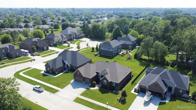 48913 Pinebrook Dr, Utica, MI 48315 - aerial perspective of suburban area