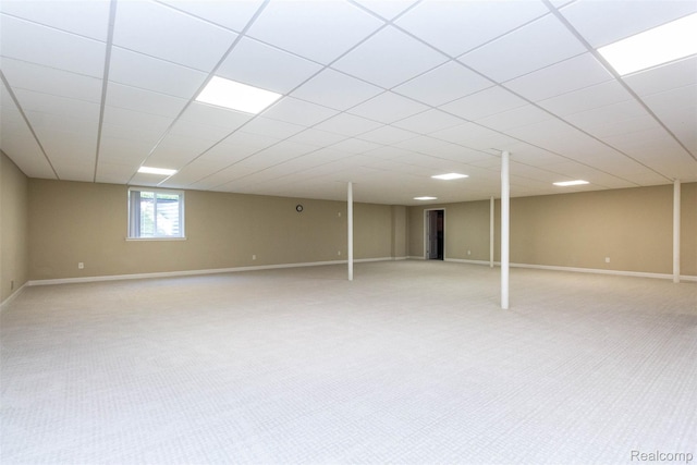 48913 Pinebrook Dr, Utica, MI 48315 - below grade area featuring light carpet