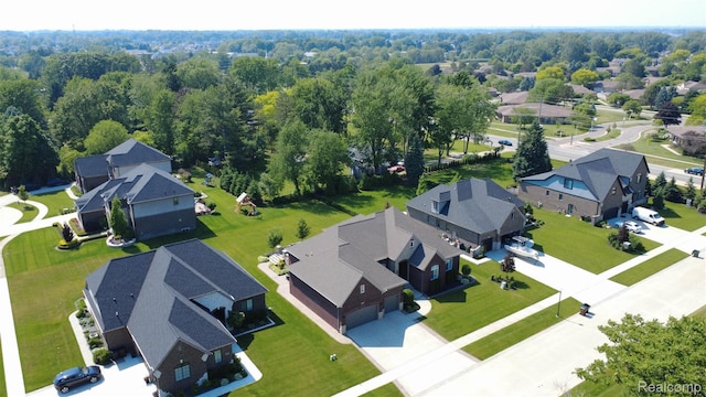 48913 Pinebrook Dr, Utica, MI 48315 - aerial view of residential area