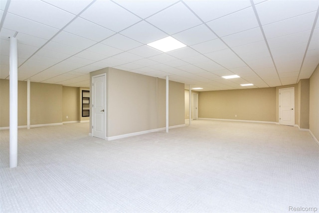 48913 Pinebrook Dr, Utica, MI 48315 - finished below grade area with light carpet and baseboards