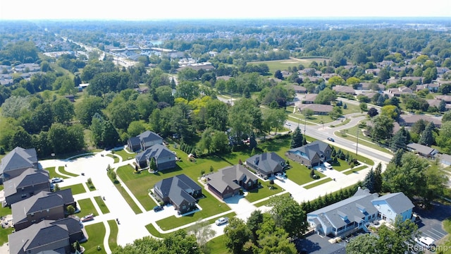 48913 Pinebrook Dr, Utica, MI 48315 - aerial view of property and surrounding area featuring nearby suburban area