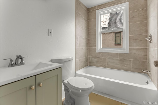 12719 Sussex St, Detroit, MI 48227 - full bath with vanity and shower / tub combination
