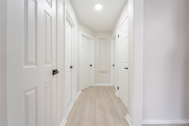 15648 Stricker Ave, Sterling Heights, MI 48021 - hallway with light wood finished floors and baseboards