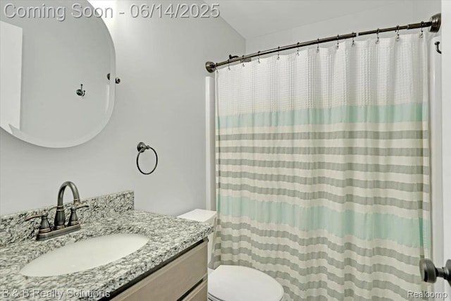 453 Angle Rd, Lapeer, MI 48446 - bathroom featuring vanity and a shower with shower curtain