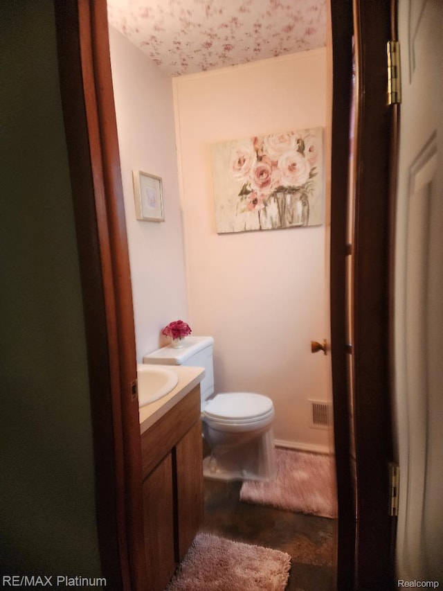 15274 Regina Ave, Allen Park, MI 48101 - half bathroom with toilet and vanity