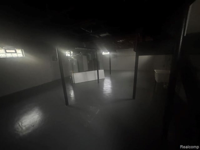 248 W Longfellow Ave, Pontiac, MI 48340 - unfinished basement with a sink
