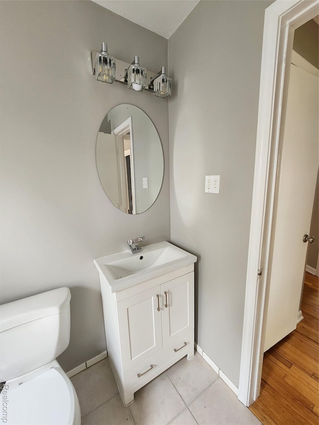 248 W Longfellow Ave, Pontiac, MI 48340 - bathroom featuring vanity and tile patterned flooring