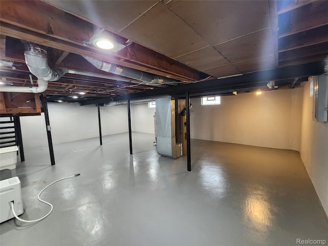 248 W Longfellow Ave, Pontiac, MI 48340 - below grade area with heating unit