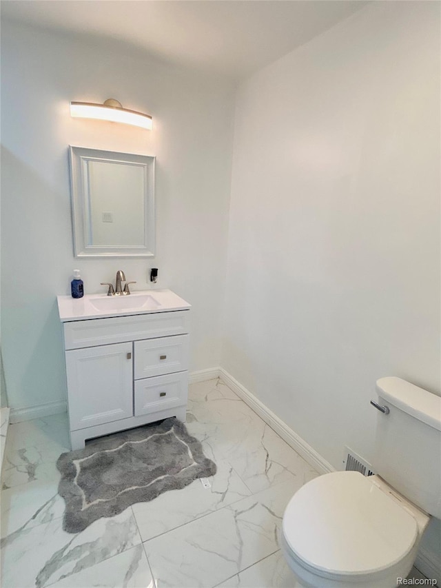 26046 Eureka Dr, Warren, MI 48091 - bathroom featuring marble finish flooring and vanity