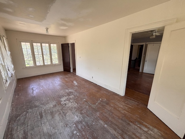 1407 Michigan Ave, Alma, MI 48801 - spare room with hardwood / wood-style floors and baseboards