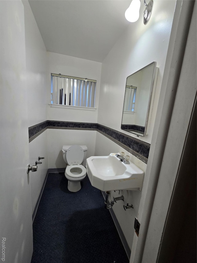21450 Evergreen Rd, Southfield, MI 48075 - half bathroom with toilet and a sink