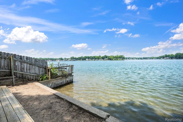 2263 Overridge Ave, Waterford, MI 48327 - dock area featuring a water view