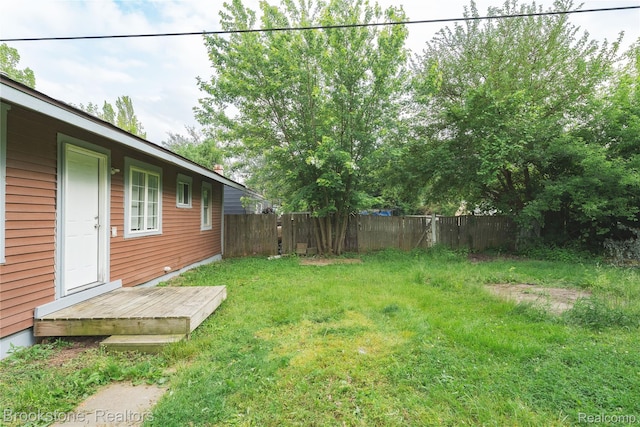 853 Melrose St, Pontiac, MI 48340 - view of yard