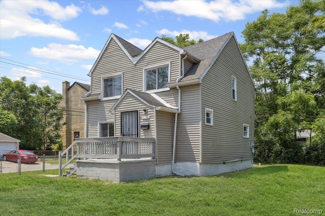 3140 Moore St, Inkster, MI 48141 - view of front of property featuring a garage and roof with shingles