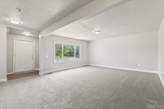 3140 Moore St, Inkster, MI 48141 - carpeted empty room featuring a textured ceiling and a smoke detector