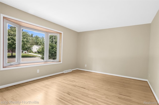 517 S Scott St, Adrian, MI 49221 - unfurnished room with light wood-style flooring and baseboards